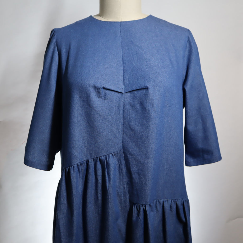 Homer + Howells’ Ingrid Dress in Japanese Denim Shirting